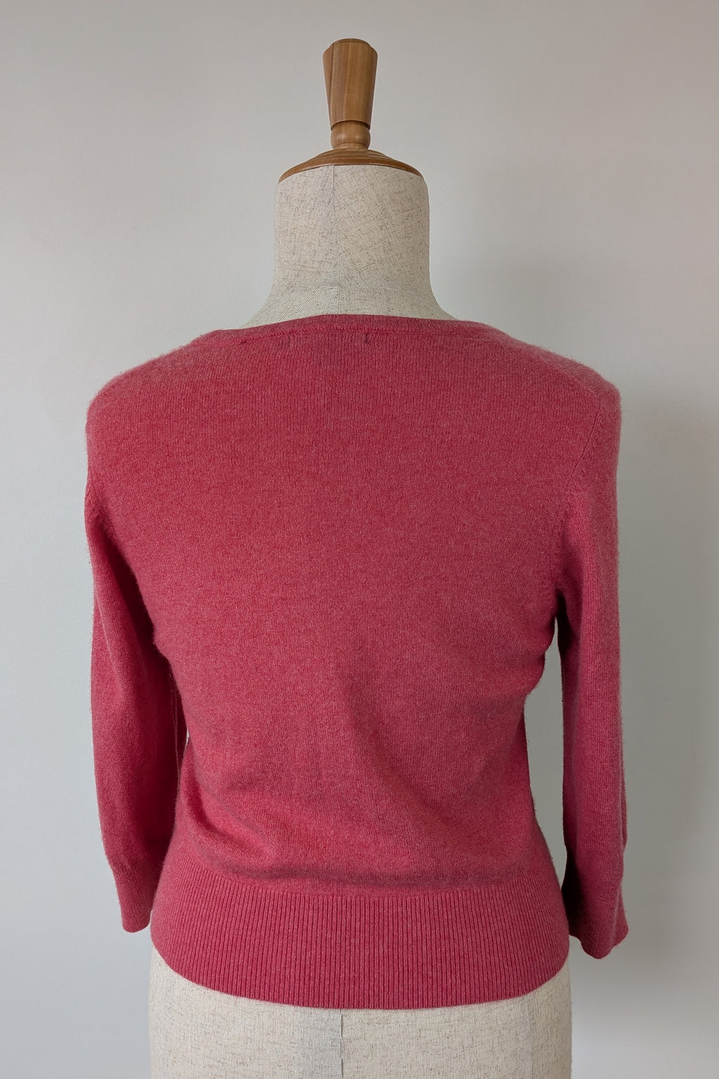 Boden Pink 100% Cashmere Floral Embroidered Cardigan Size 12/14