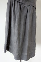 Montaigne Grey Pur Frayed Singlet Top in Linen Size S