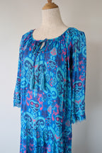 Naudic Cotton Bohemian Midi Dress Size S