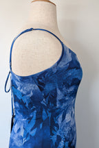 Luck & Trouble Lovesick Recycled Mesh Dress in Blue Size 16 BNWT RRP $70