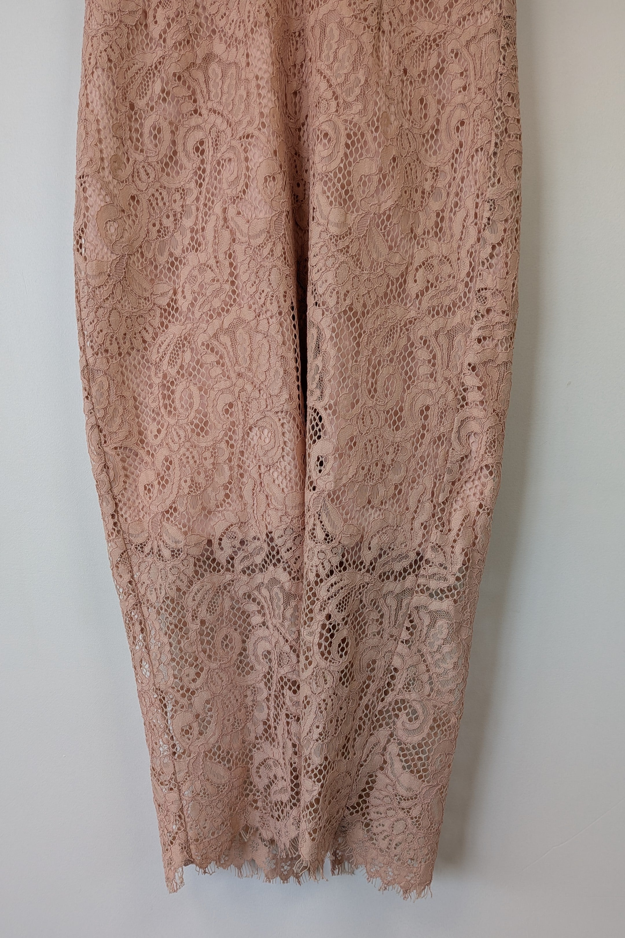 Bardot Rose Pencil Lace Dress Size XS Brand New With Tags