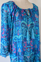 Naudic Cotton Bohemian Midi Dress Size S