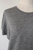 Country Road Grey Merino Wool & Silk Asymmetric Long Knit Top Size XXS