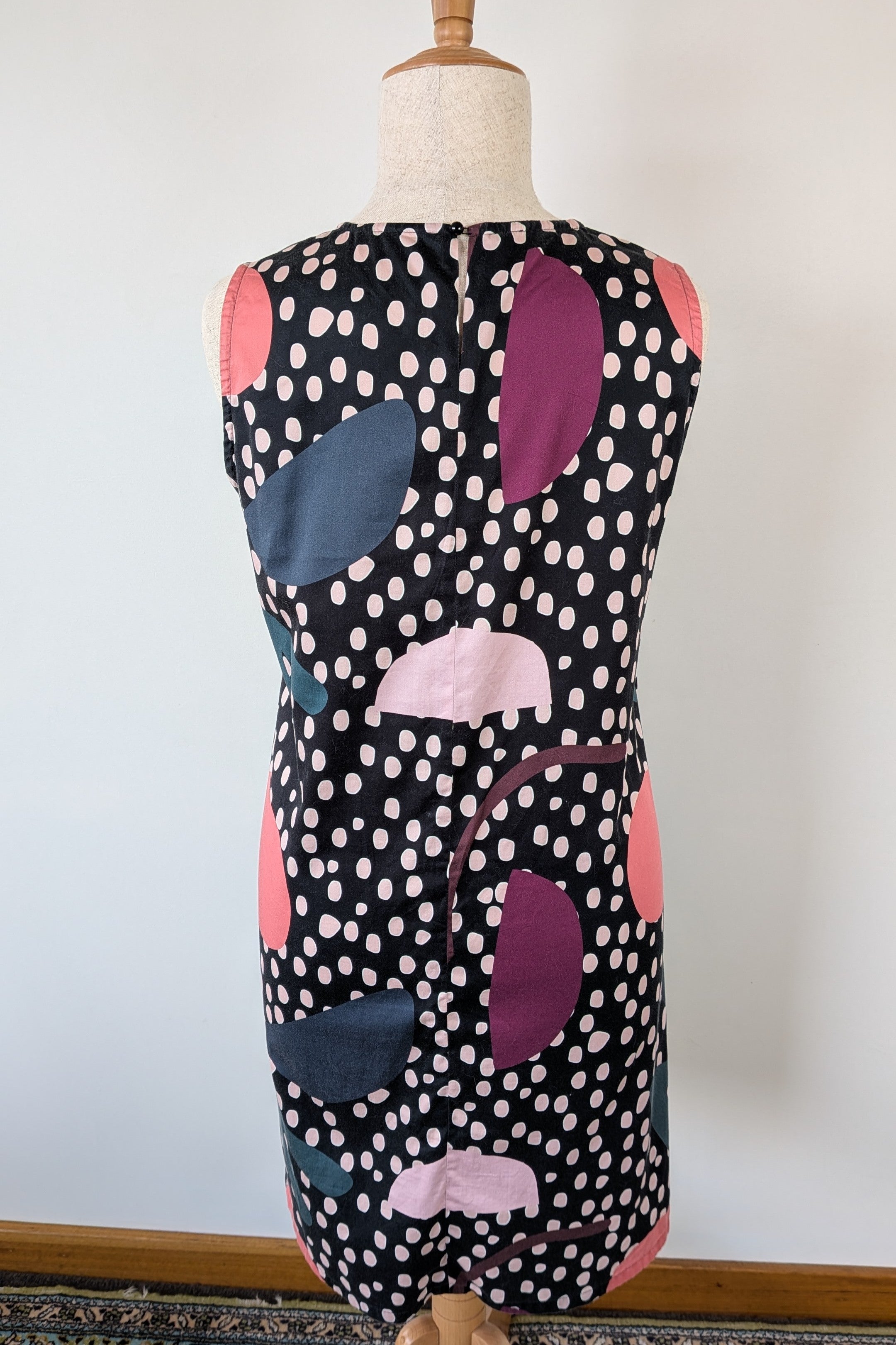 Hand Made by Gerrie T (Tasmania Brand) Spots & Shapes Dress Size L