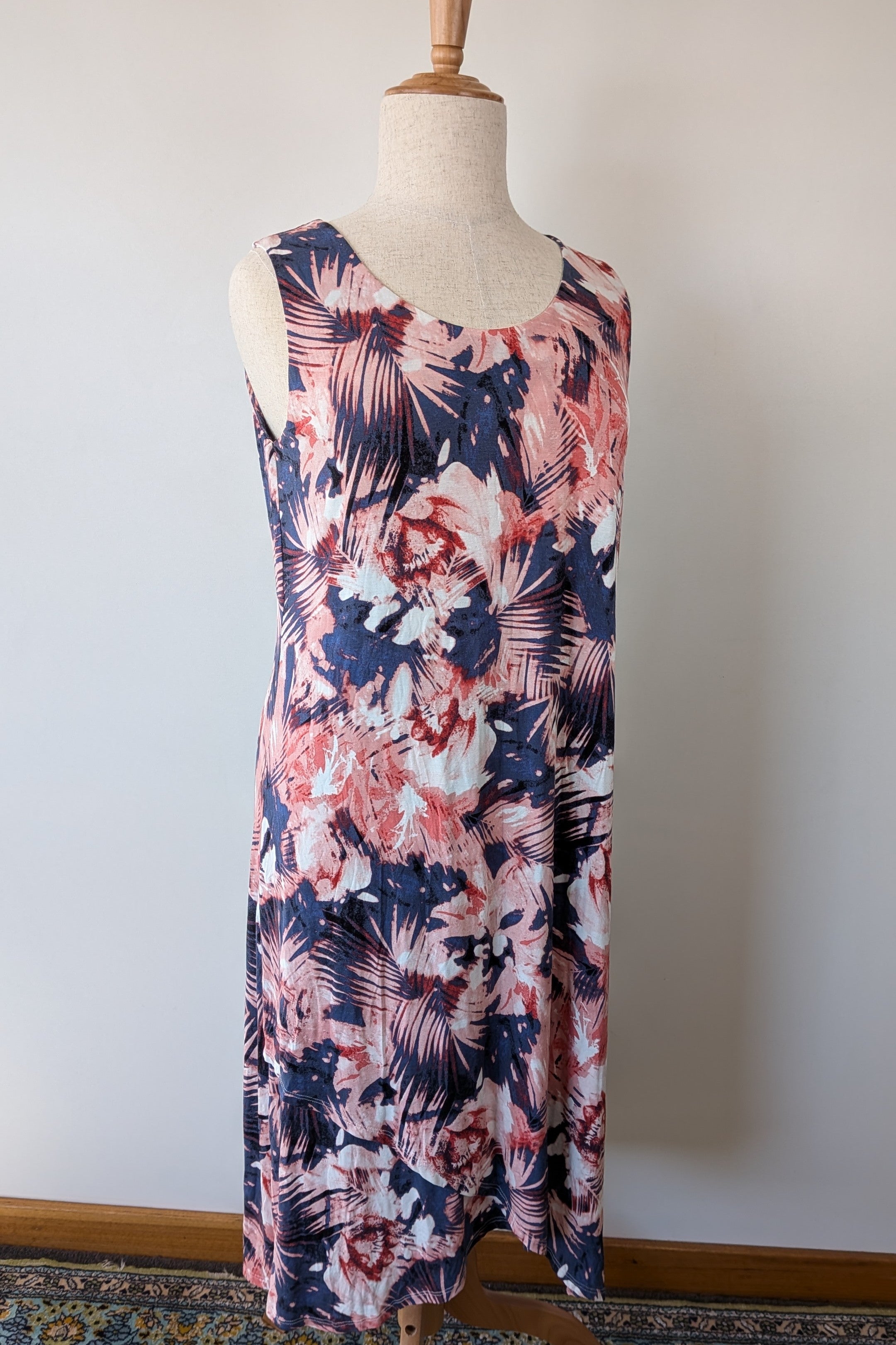 Suzanne Grae Tropical Print Dress Size XXL Brand New With Tags RRP $49.95