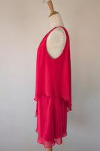 Purple Patch By Mr K Fuschia Cocktail Dress Size 12/14 Brand New With Tags RRP $229