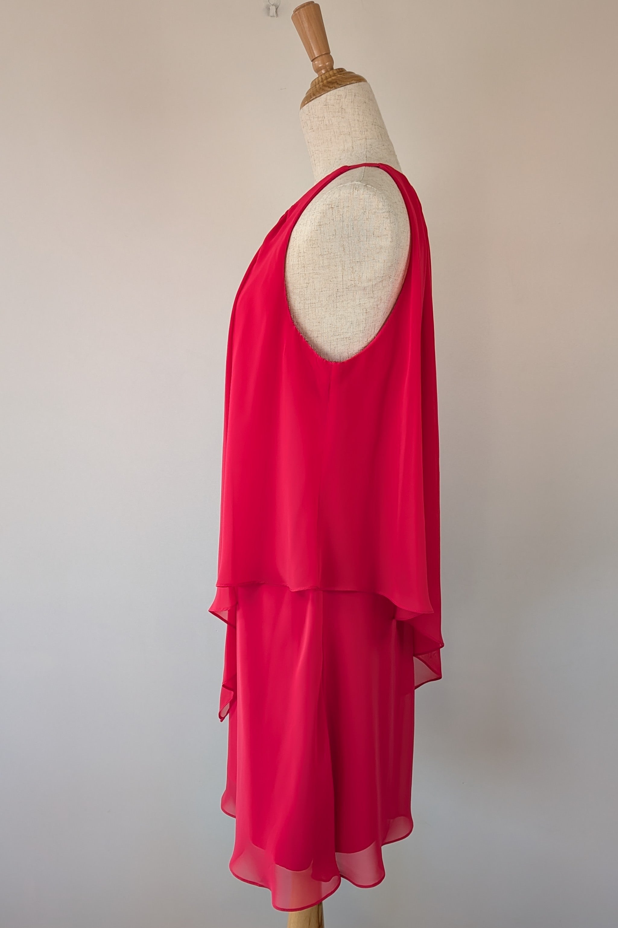 Purple Patch By Mr K Fuschia Cocktail Dress Size 12/14 Brand New With Tags RRP $229