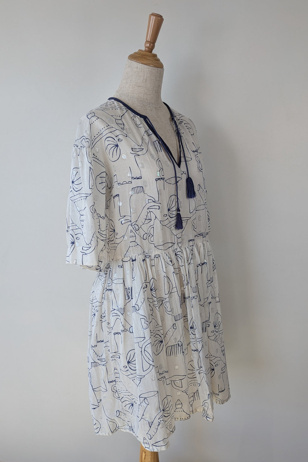 Gorman x Monika Forsberg Elephant Tea Dress Size 6