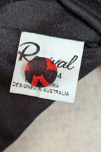 Revival Retro Red & Black Pom Pom Top Size 14