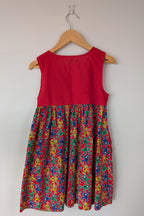 Vintage 80s GJ Design Australia Mr. Men Smock Dress Size 6