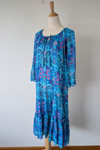 Naudic Cotton Bohemian Midi Dress Size S
