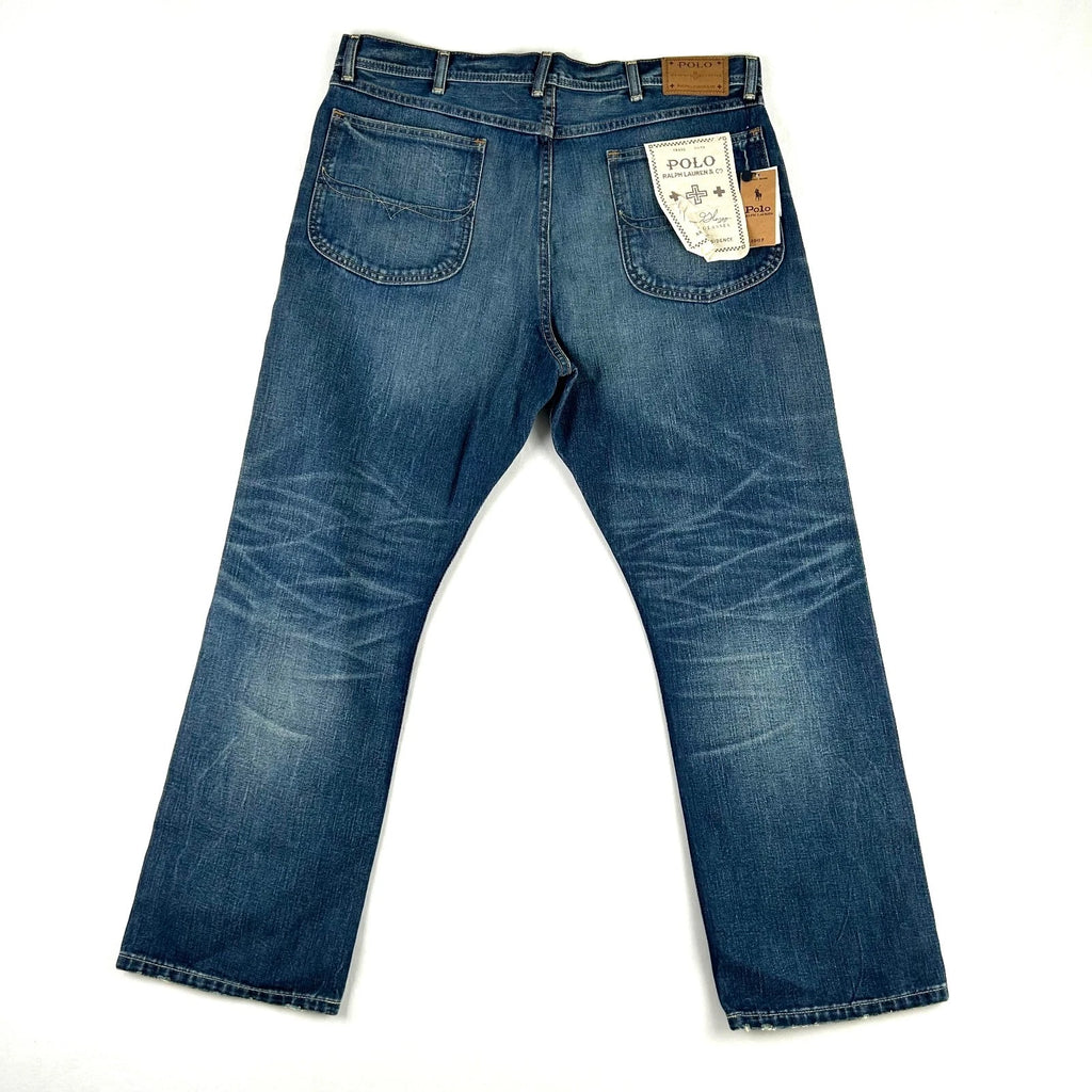 Polo Ralph Lauren x Naiomi Glasses Heritage Rider Jeans Size 38 Brand New With Tags RRP $399