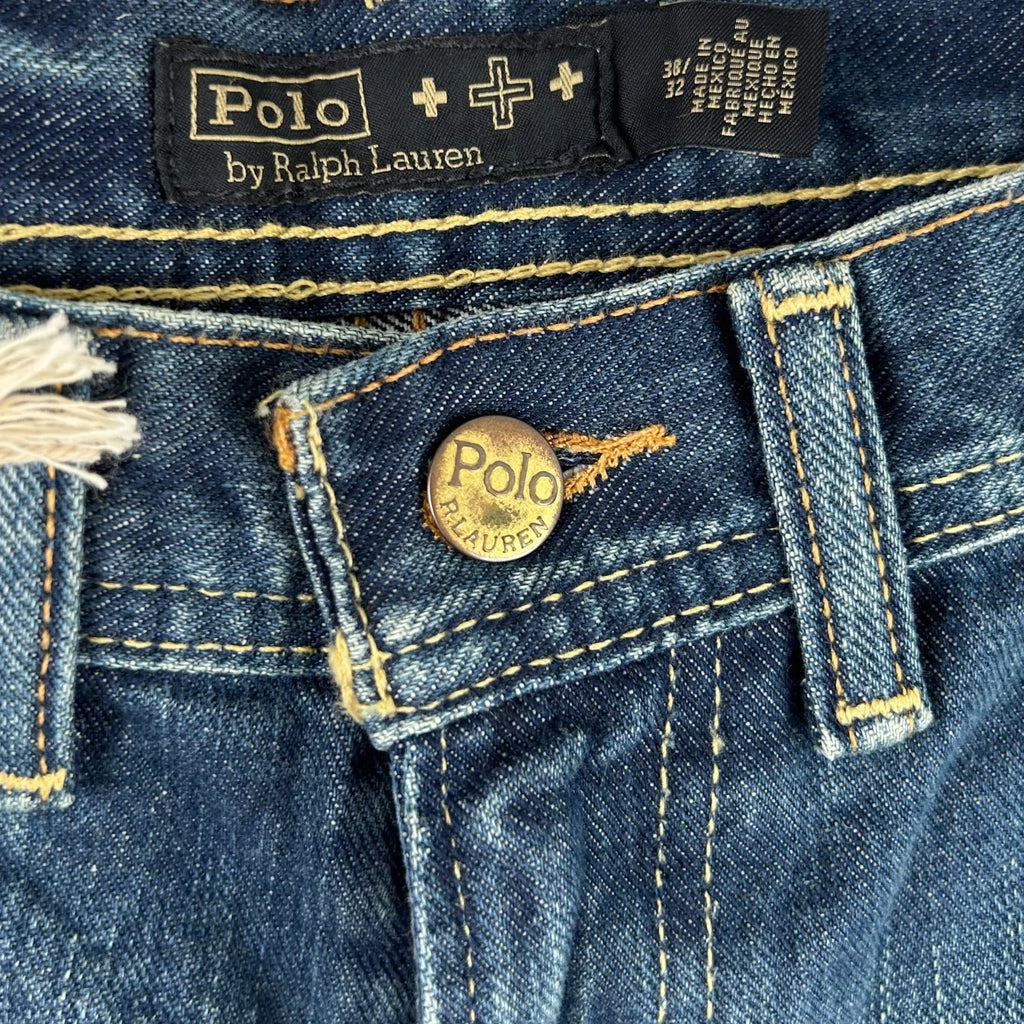 Polo Ralph Lauren x Naiomi Glasses Heritage Rider Jeans Size 38 Brand New With Tags RRP $399