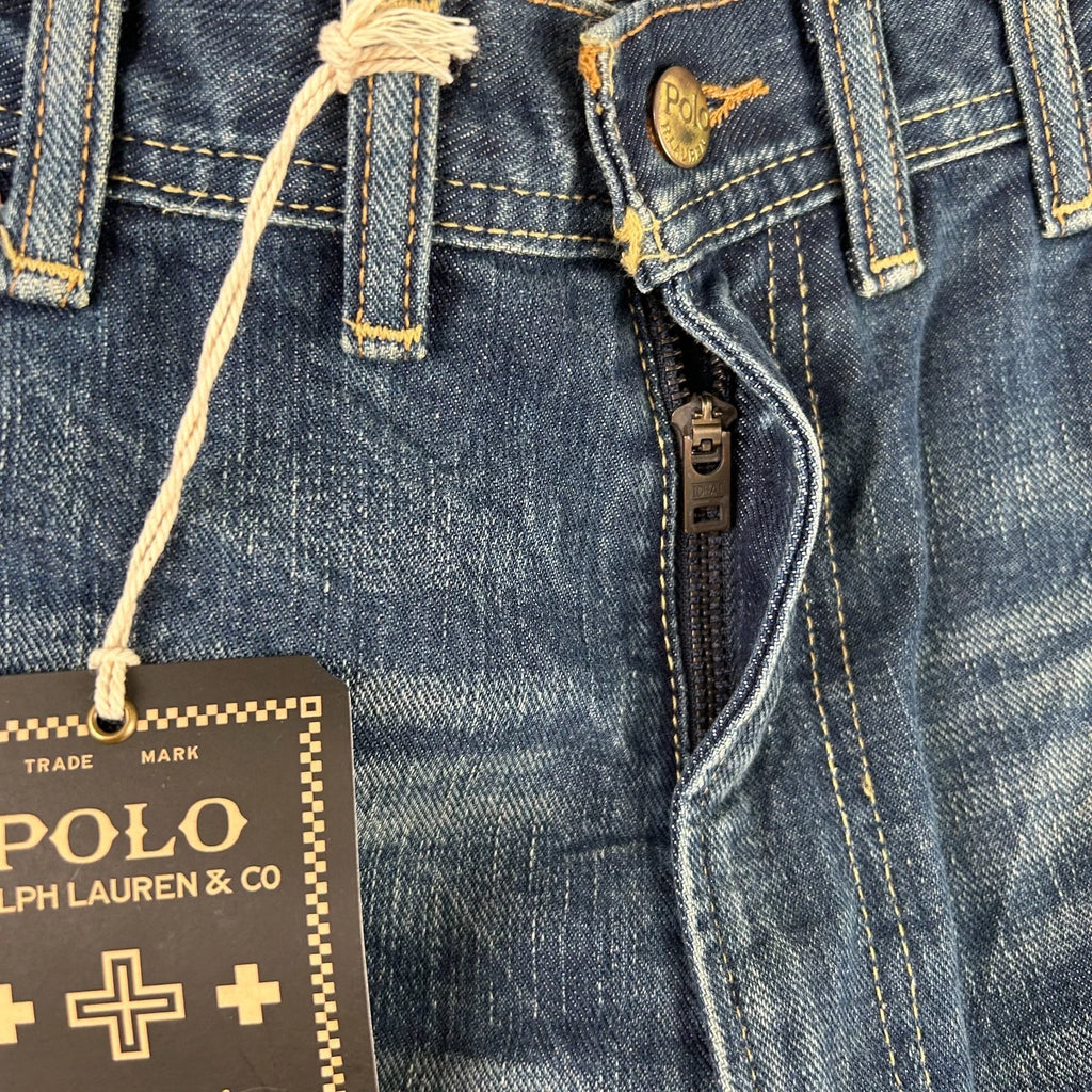 Polo Ralph Lauren x Naiomi Glasses Heritage Rider Jeans Size 38 Brand New With Tags RRP $399