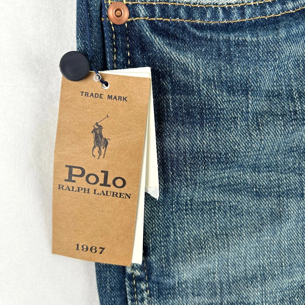 Polo Ralph Lauren x Naiomi Glasses Heritage Rider Jeans Size 38 Brand New With Tags RRP $399