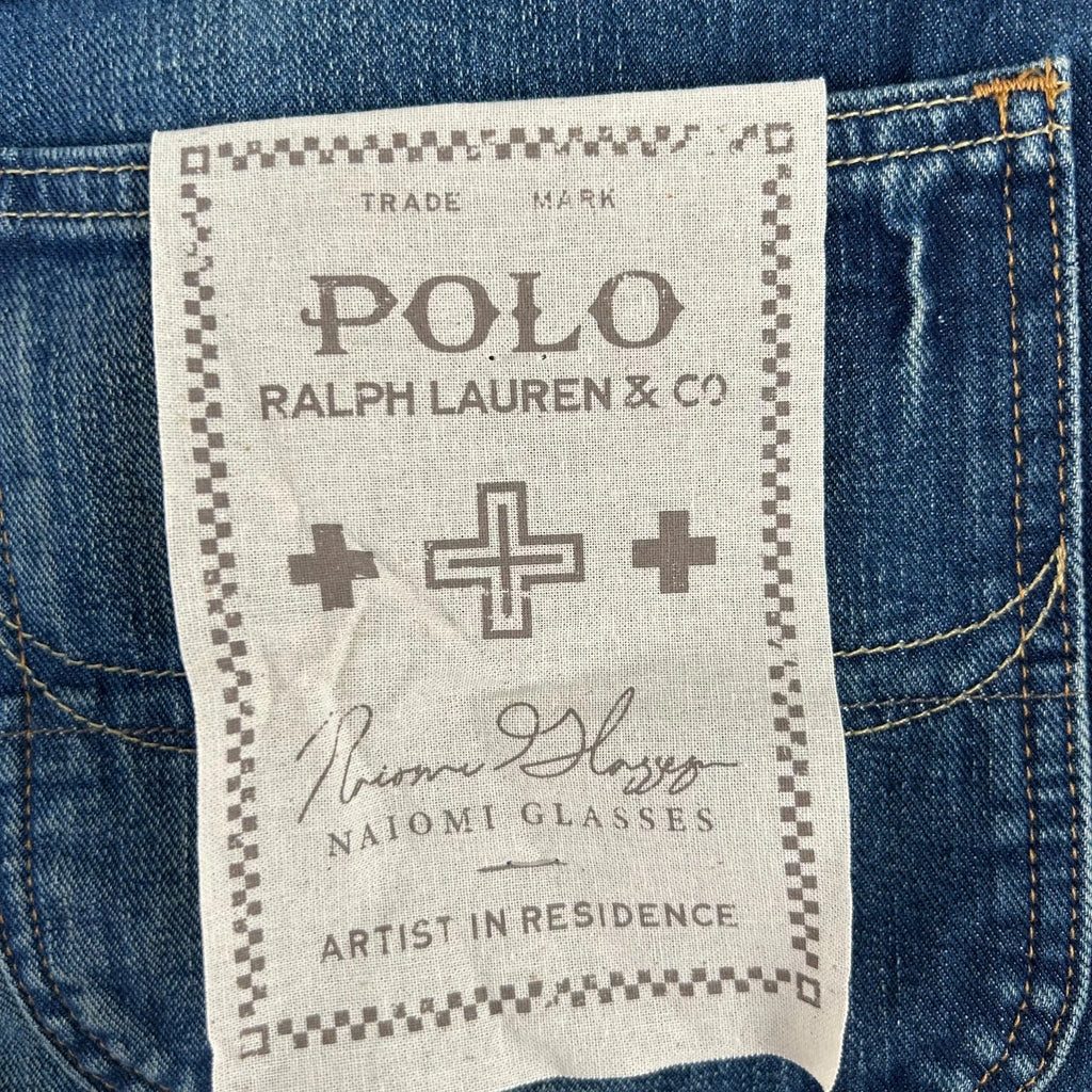 Polo Ralph Lauren x Naiomi Glasses Heritage Rider Jeans Size 38 Brand New With Tags RRP $399